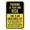 Signmission Safety Sign, 12 in Height, Aluminum, 22814 A-1218-22814 - alternate 1